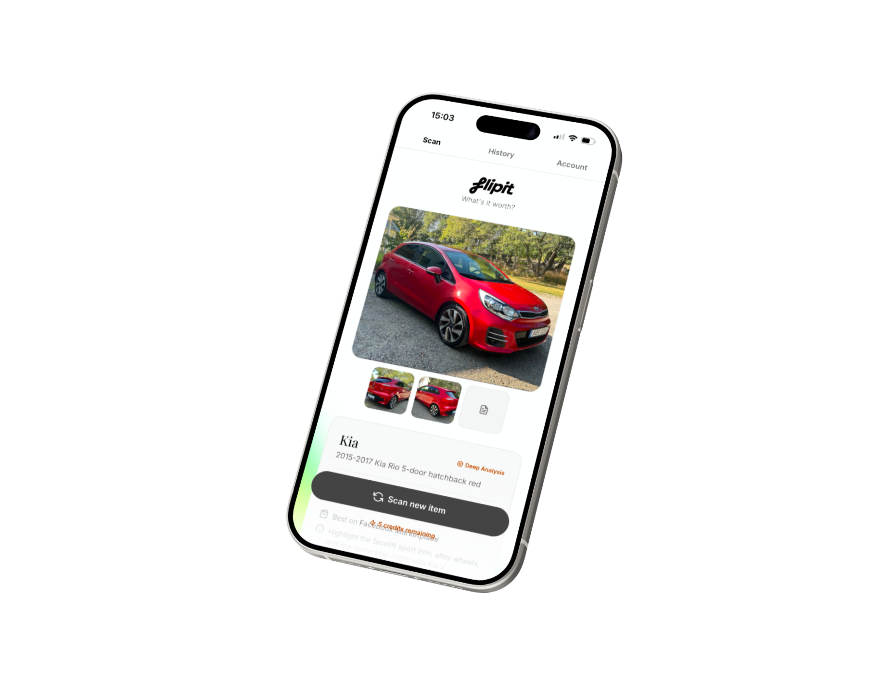 FlipIt app on iPhone